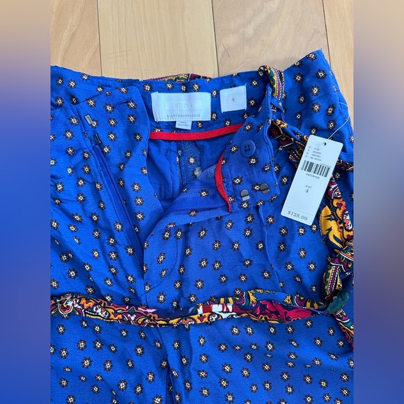 Anthropologie Ettitwa Flowy Floral Pants size 4 NWT - Picture 7 of 11